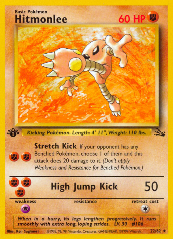 Hitmonlee — illustrated card