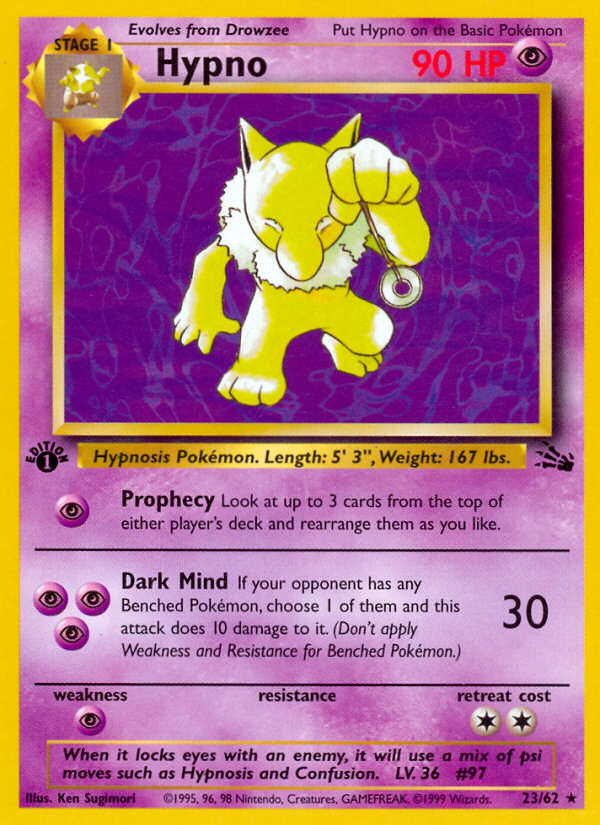 Hypno — illustrated card