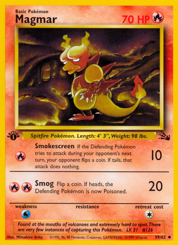 Magmar — illustrated card