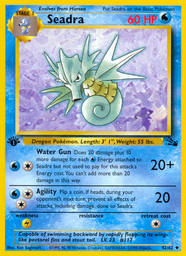 Seadra — illustrated card