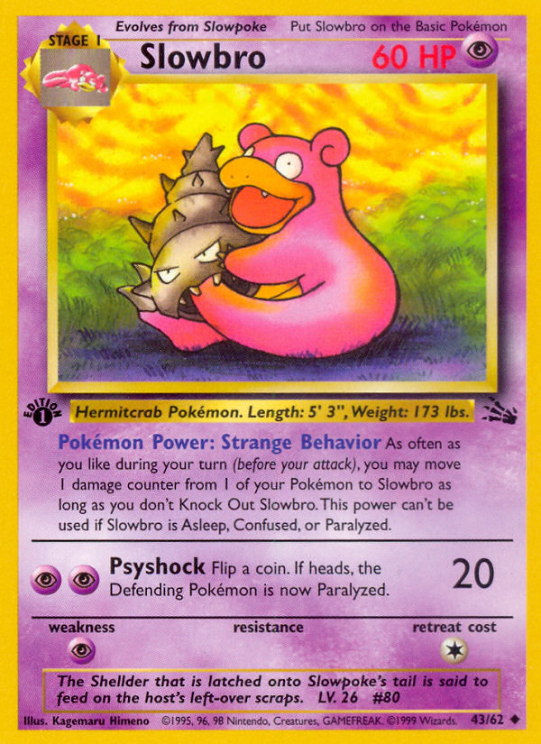 Slowbro — illustrated card