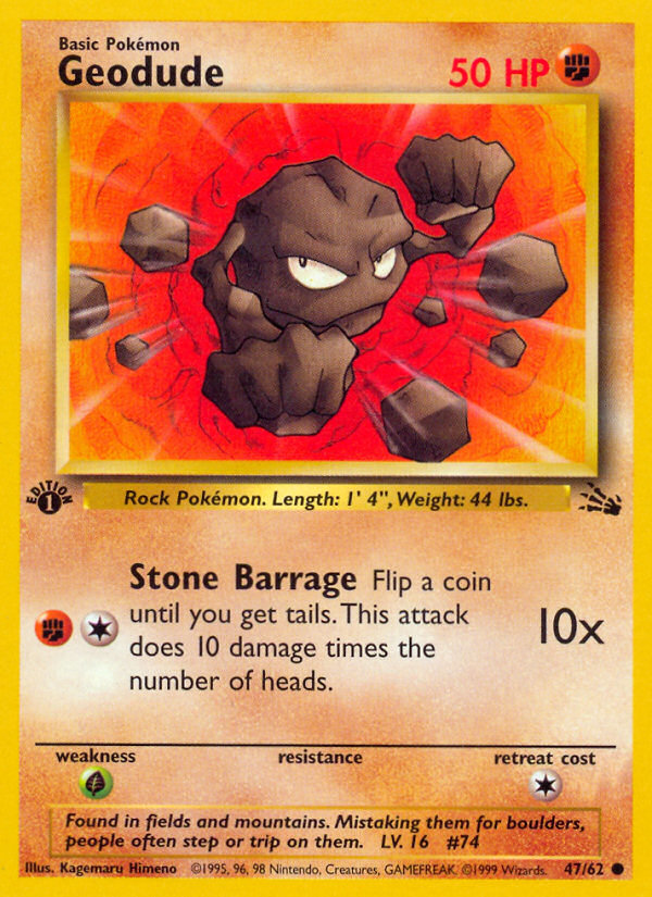 Geodude — illustrated card