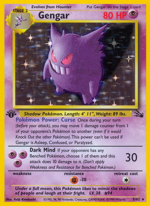 Gengar — illustrated card