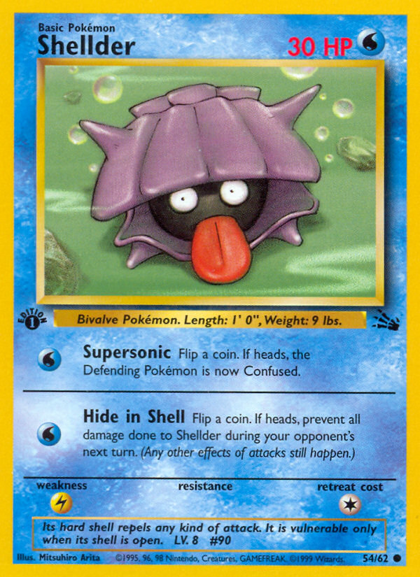 Shellder — illustrated card