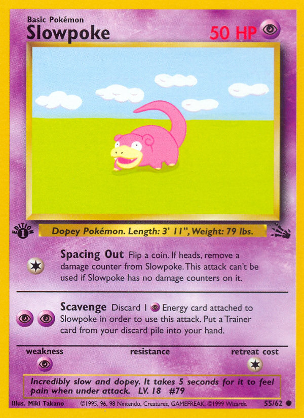 Slowpoke — illustrated card