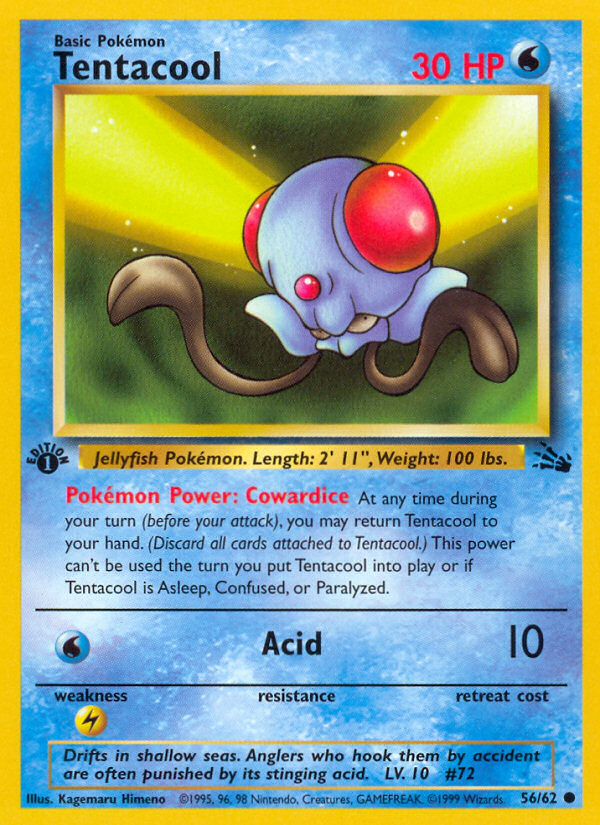 Tentacool — illustrated card
