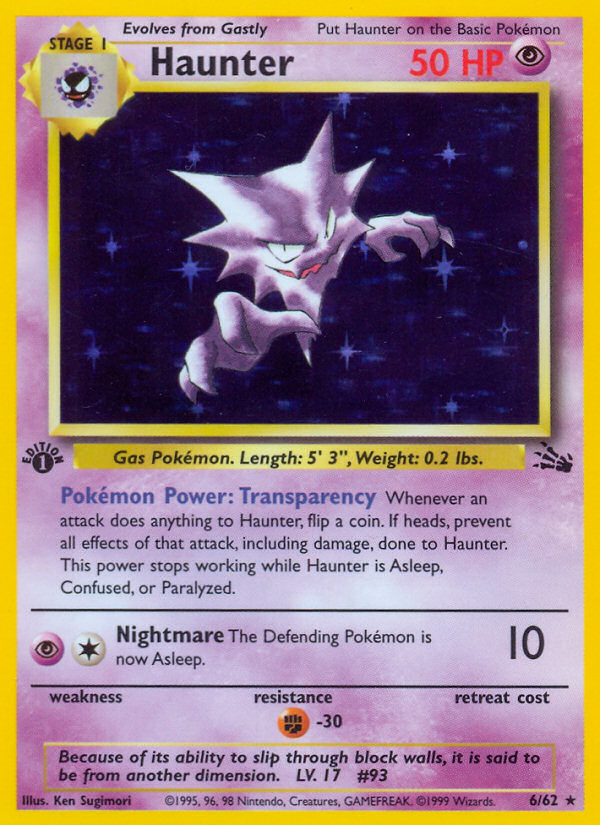 Haunter — illustrated card