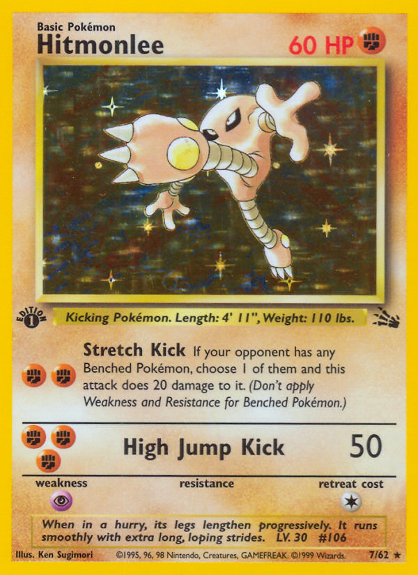 Hitmonlee — illustrated card