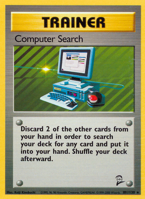 Computer Search — illustrated card