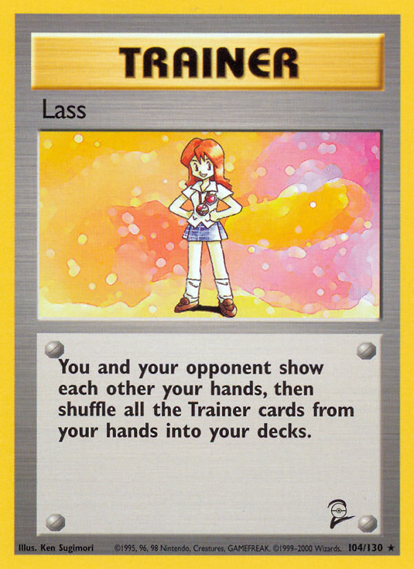 Lass — illustrated card
