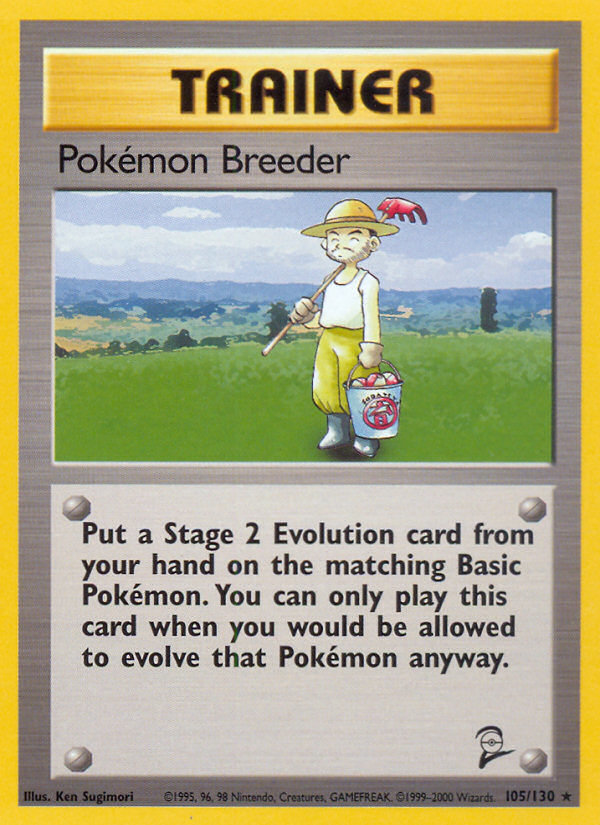 Pokémon Breeder — illustrated card