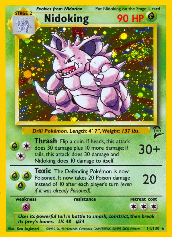 Nidoking — illustrated card