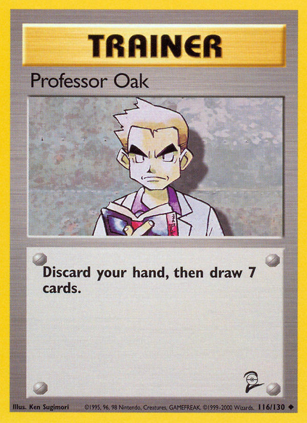 Professor Oak — illustrated card