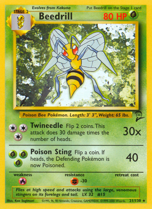 Beedrill — illustrated card