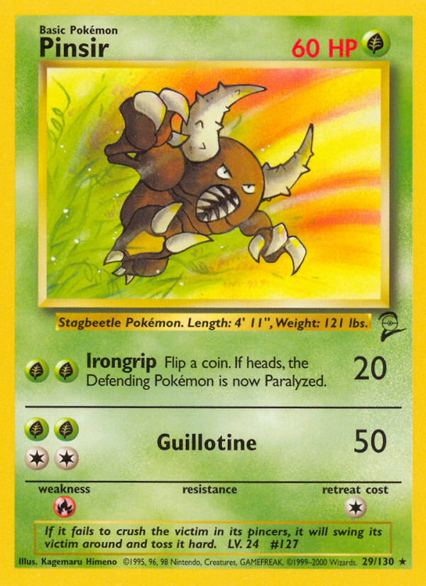 Pinsir — illustrated card