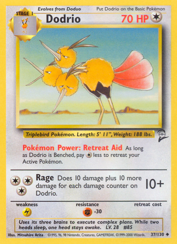 Dodrio — illustrated card