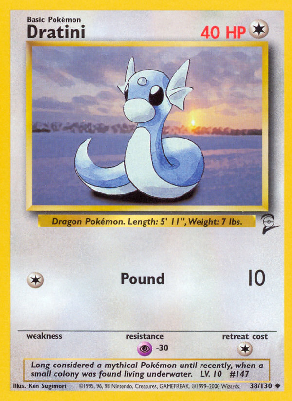 Dratini — illustrated card