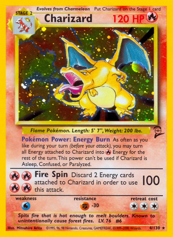 Charizard — illustrated card