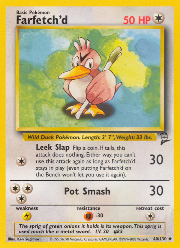 Farfetch'd — illustrated card