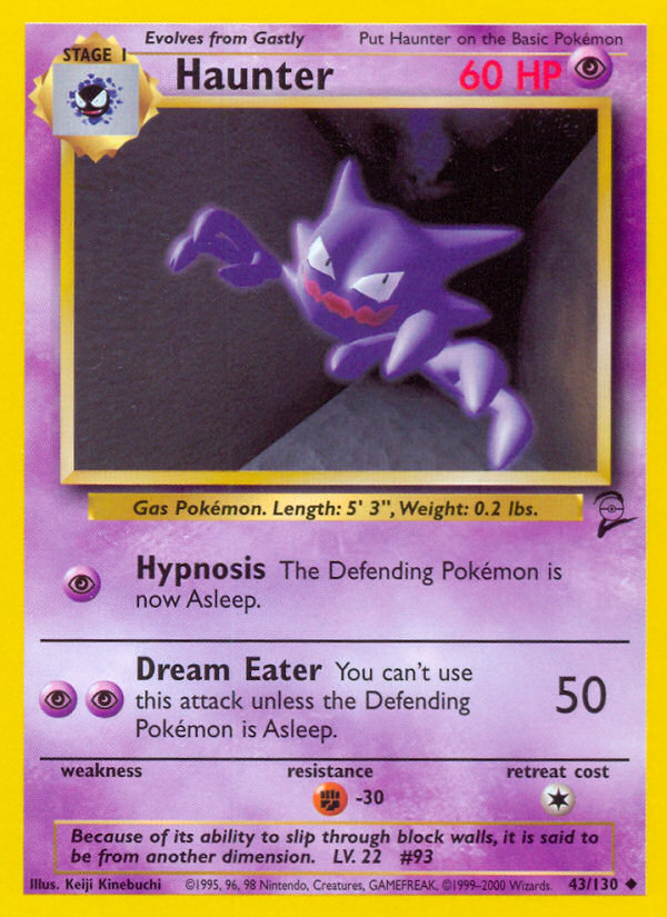 Haunter — illustrated card