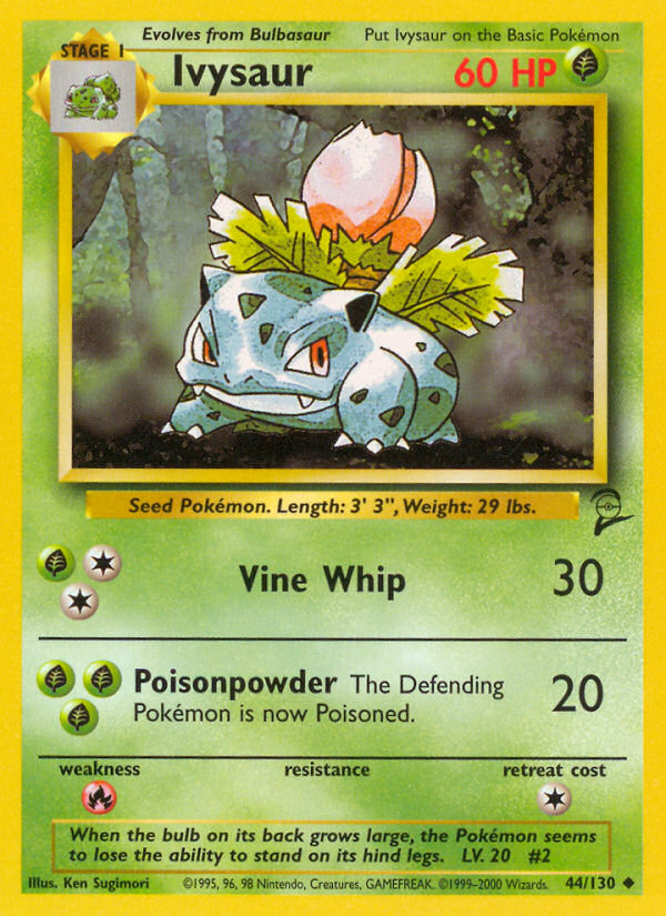 Ivysaur — illustrated card