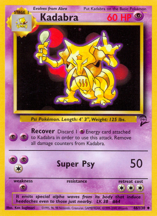 Kadabra — illustrated card