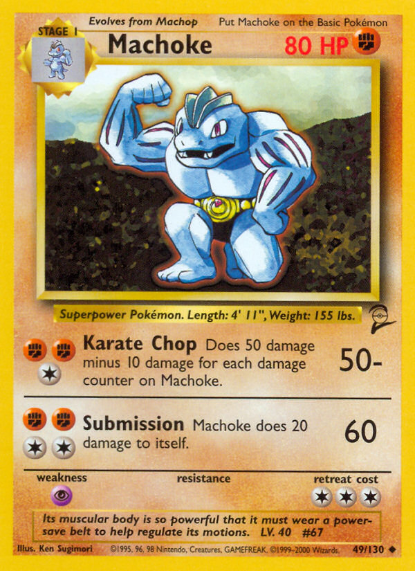 Machoke — illustrated card