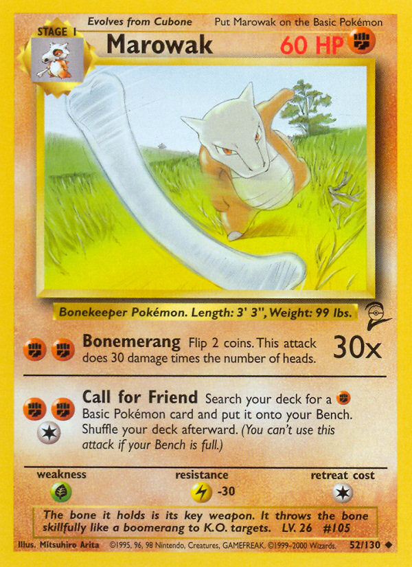 Marowak — illustrated card