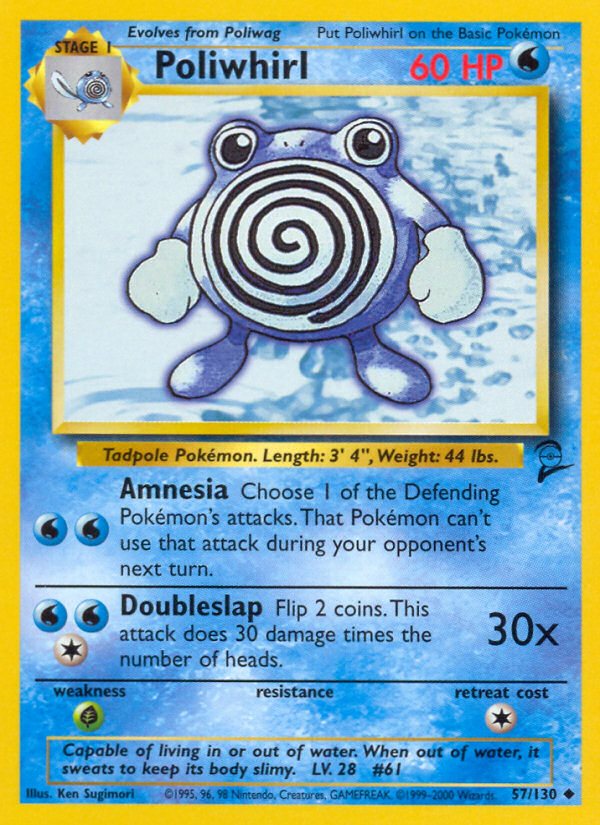 Poliwhirl — illustrated card