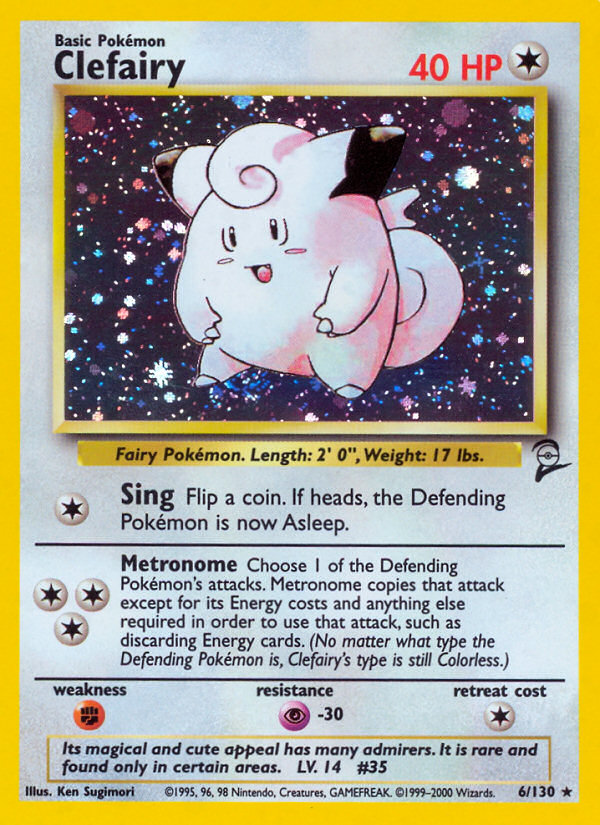 Clefairy — illustrated card