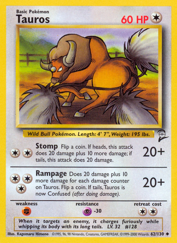 Tauros — illustrated card