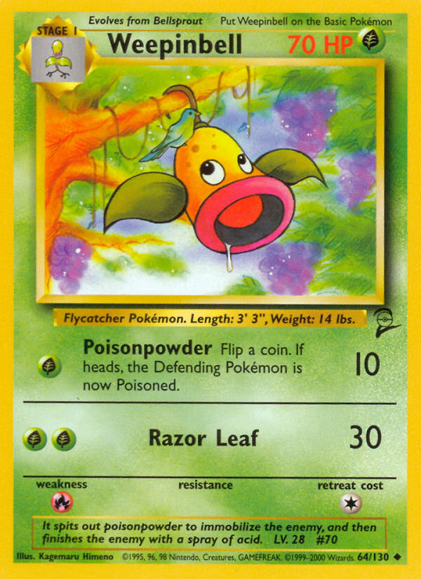 Weepinbell — illustrated card