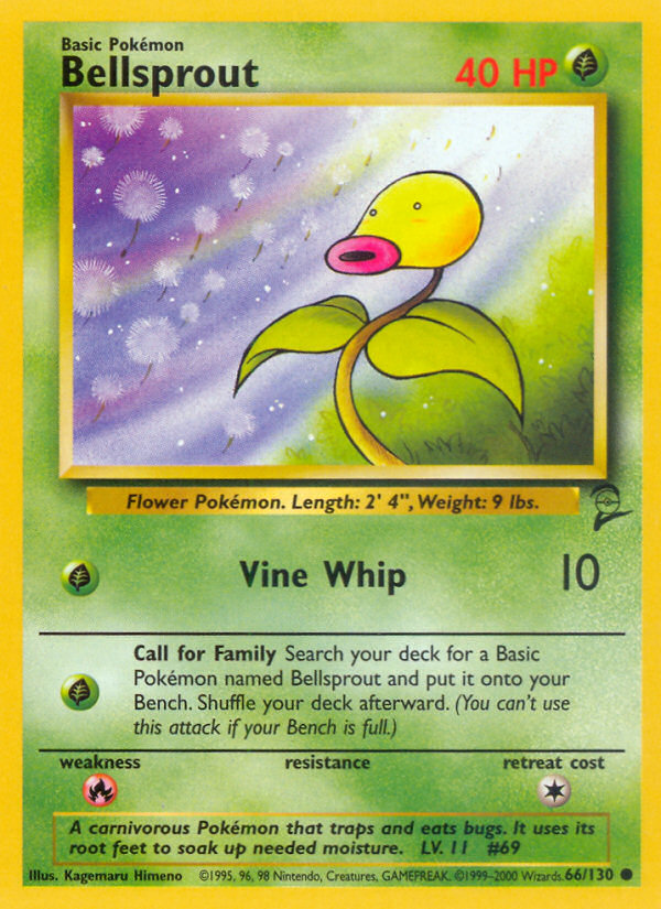 Bellsprout — illustrated card