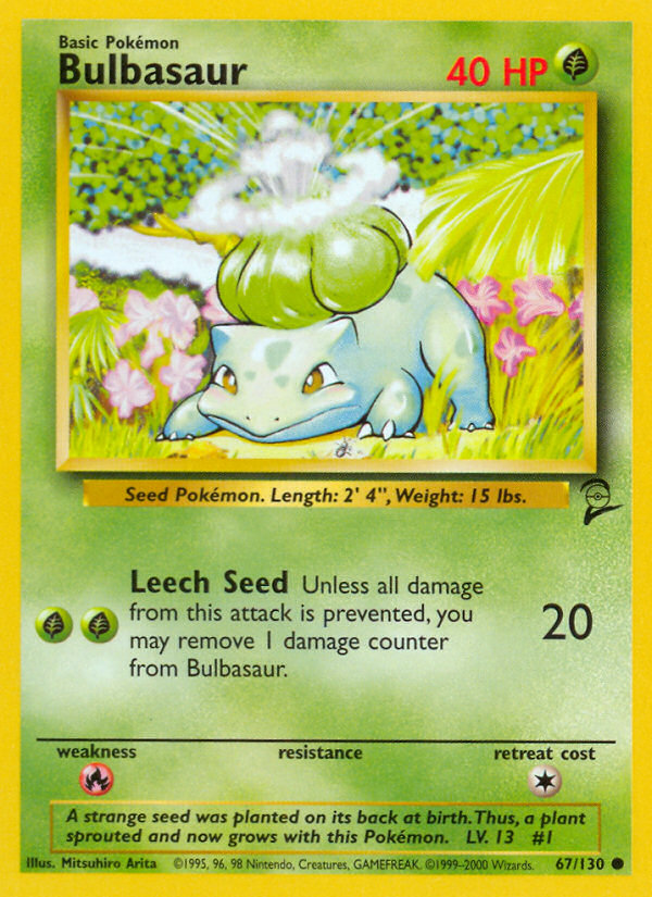 Bulbasaur — illustrated card