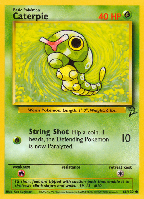 Caterpie — illustrated card