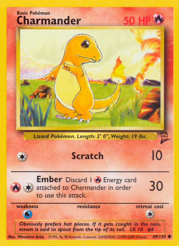 Charmander — illustrated card