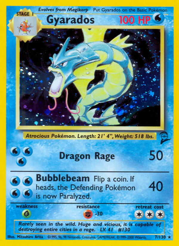 Gyarados — illustrated card