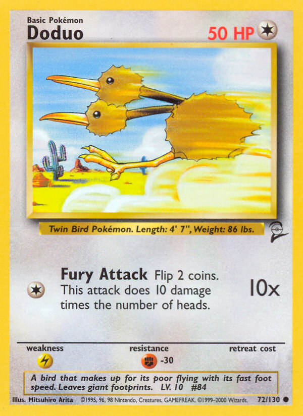 Doduo — illustrated card