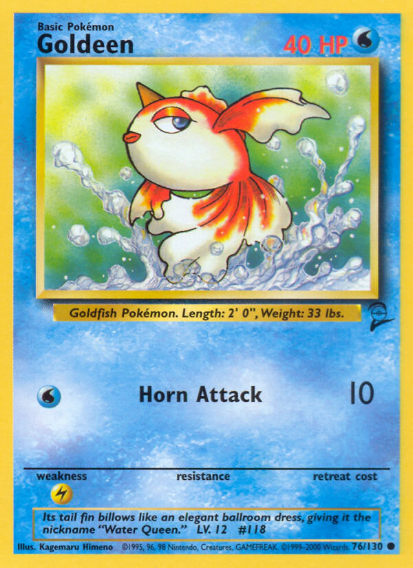 Goldeen — illustrated card