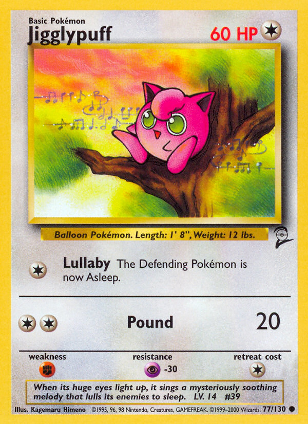 Jigglypuff — illustrated card