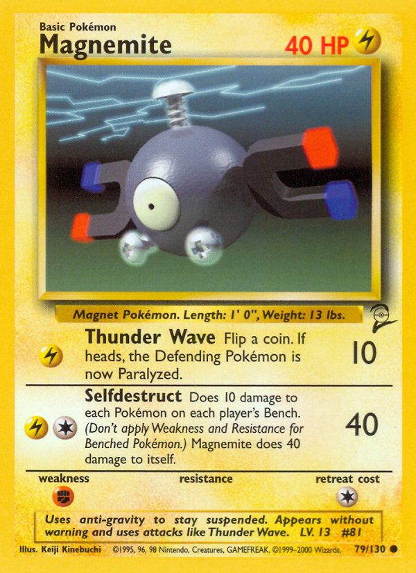 Magnemite — illustrated card