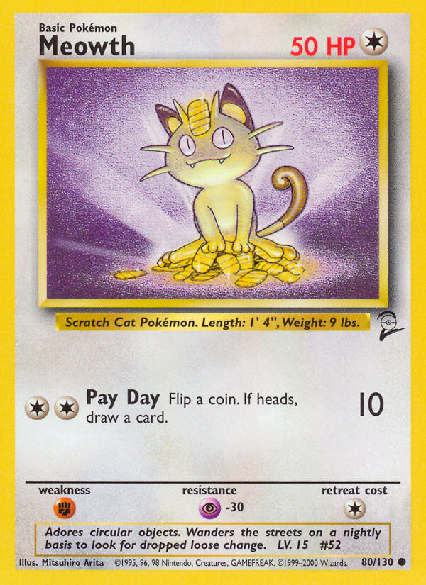 Meowth — illustrated card