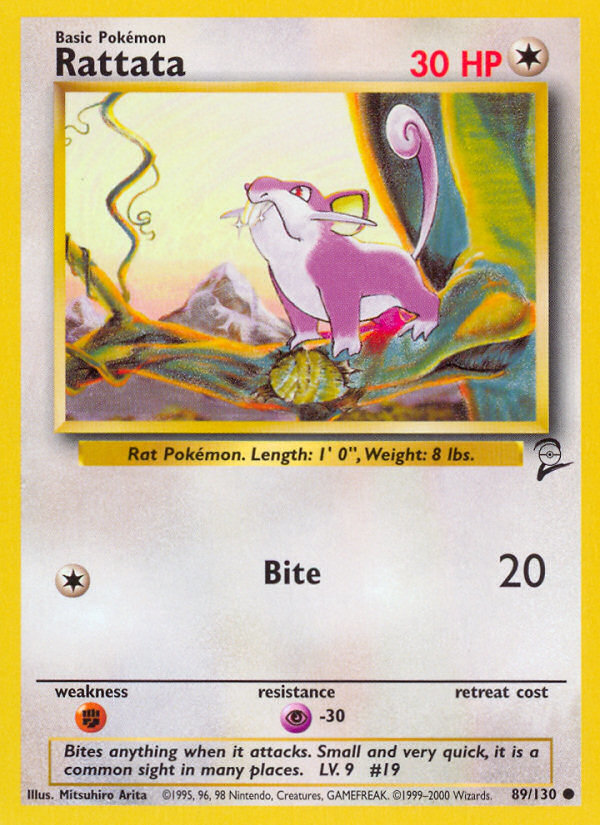Rattata — illustrated card