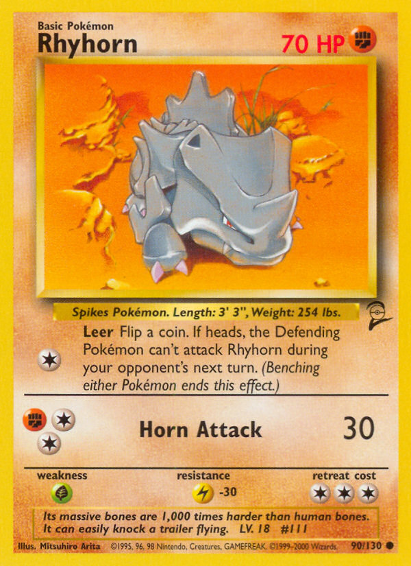 Rhyhorn — illustrated card