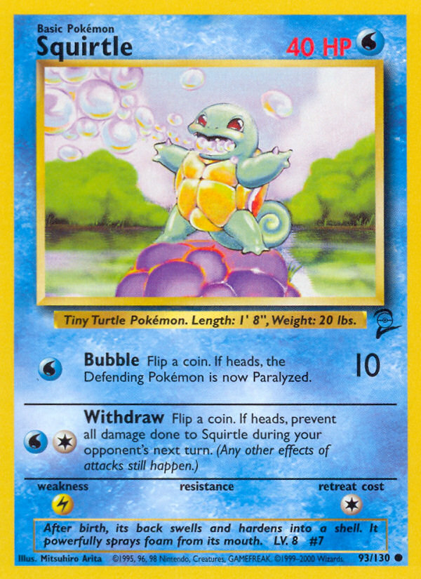 Squirtle — illustrated card