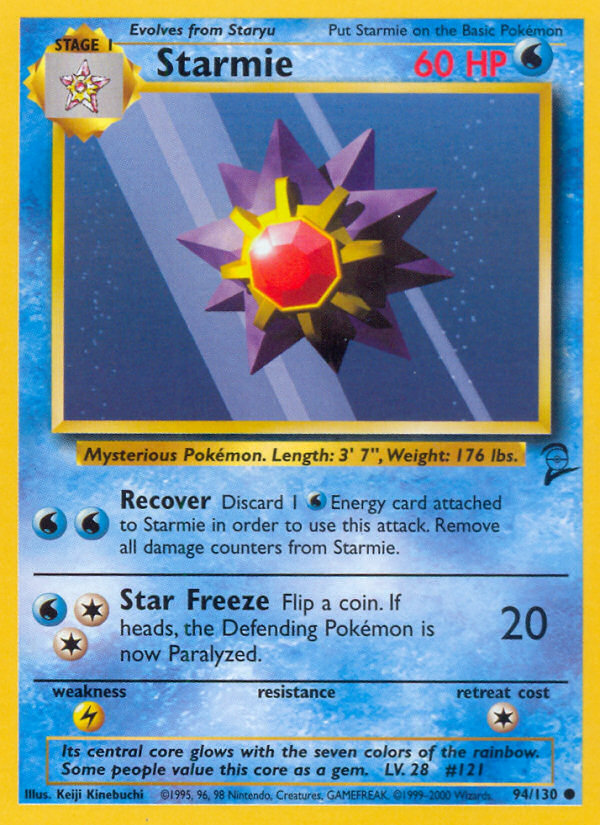 Starmie — illustrated card