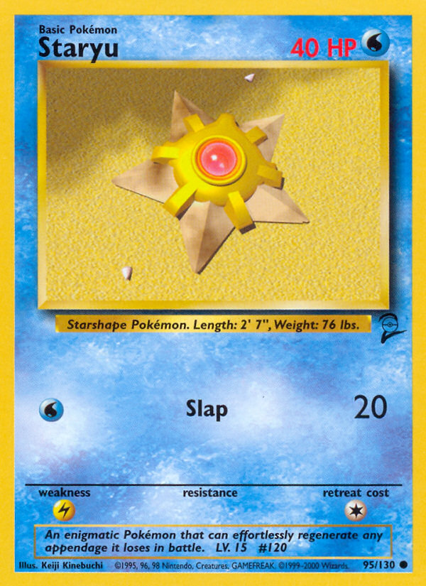 Staryu — illustrated card