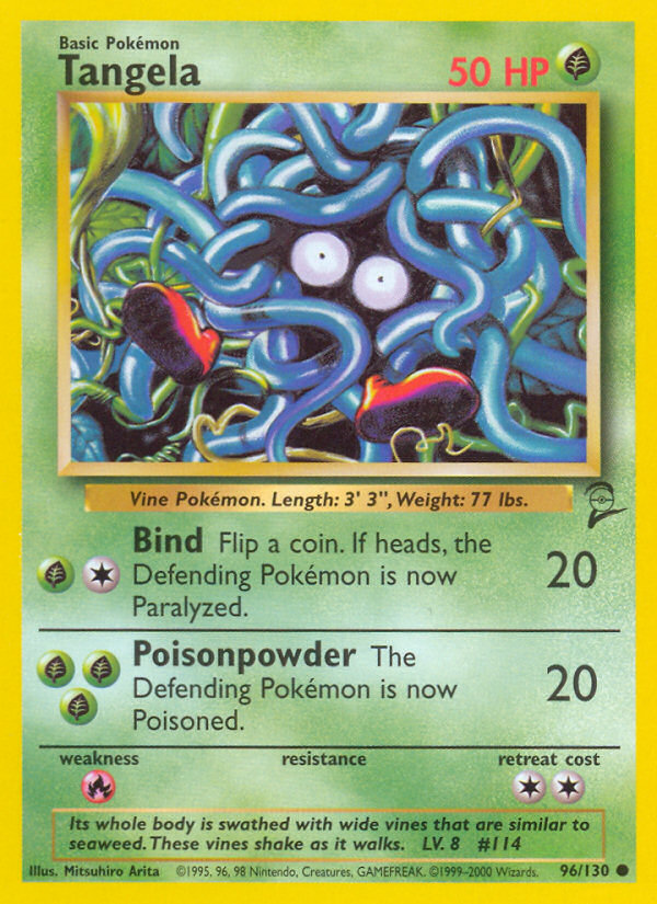 Tangela — illustrated card