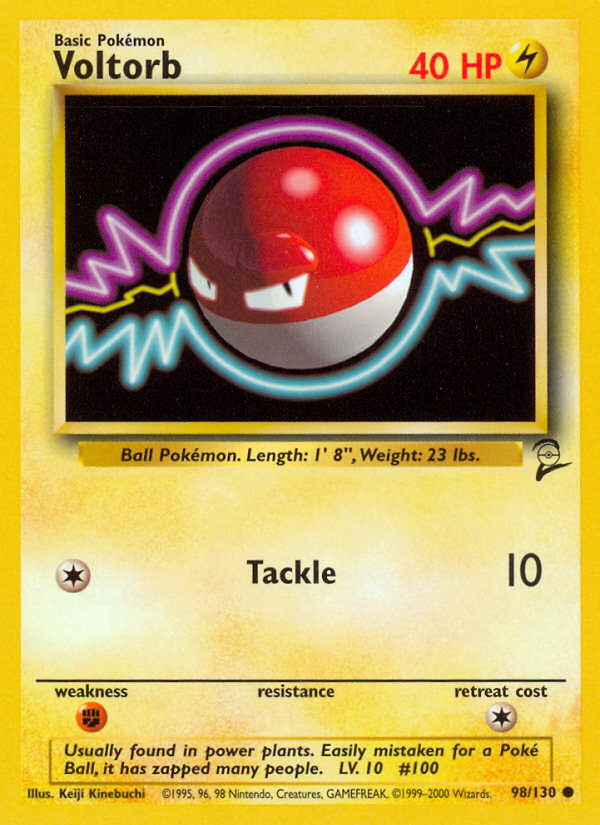 Voltorb — illustrated card