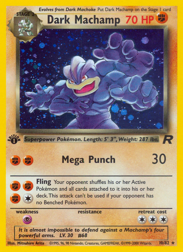 Dark Machamp — illustrated card